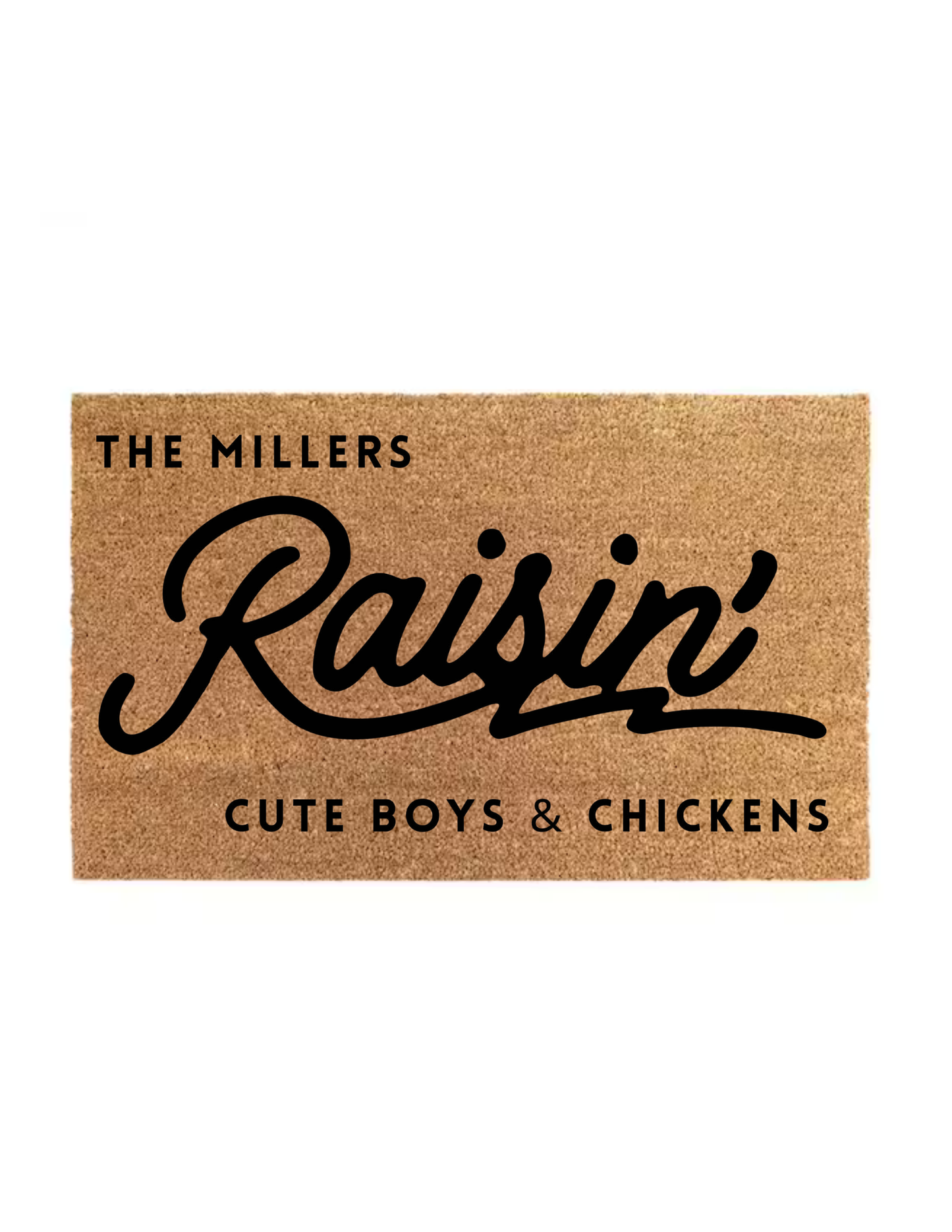 Raisin’ Coir Doormat