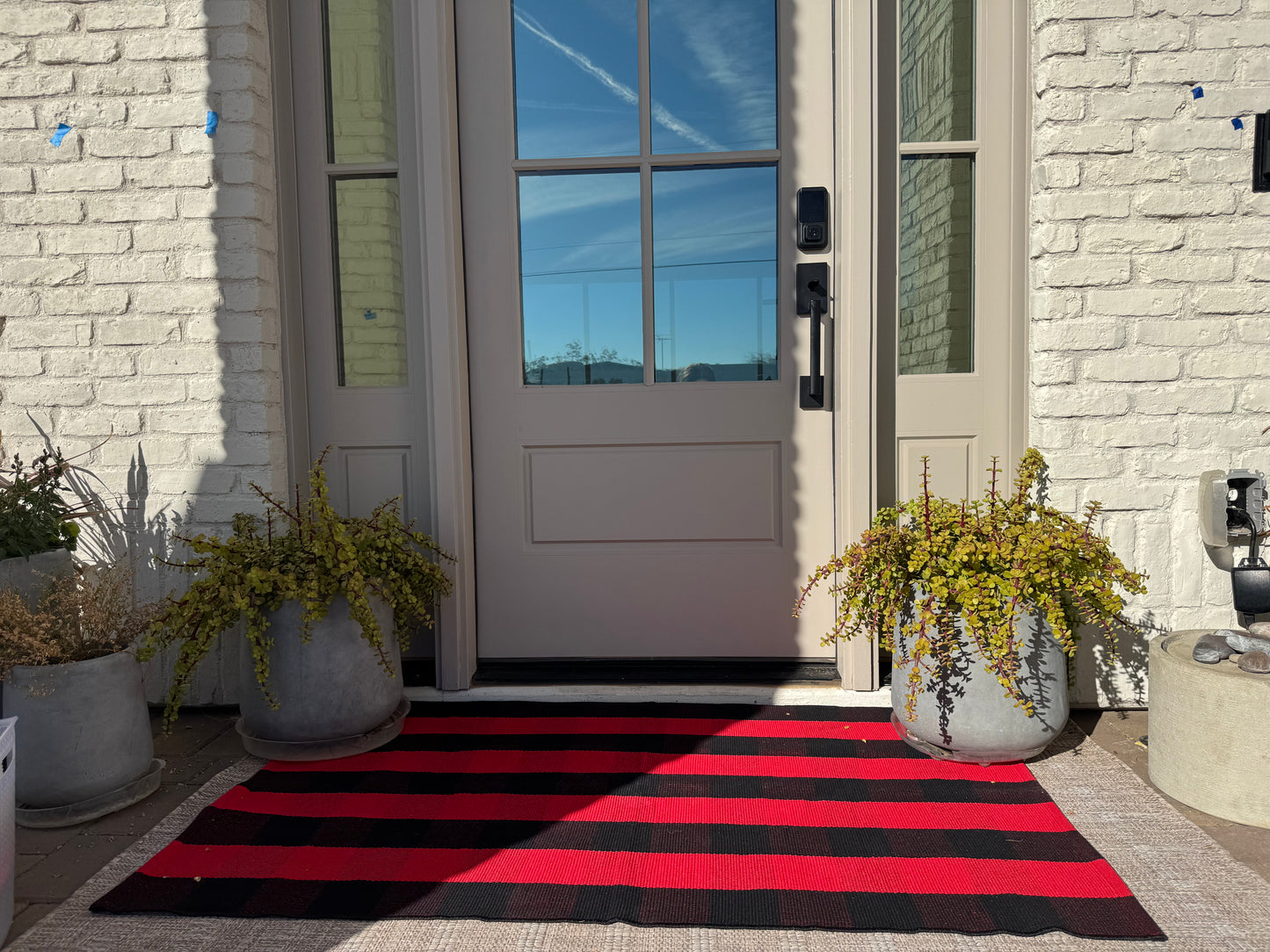 Layered Rug -  Festive 3'x5' Machine Washable