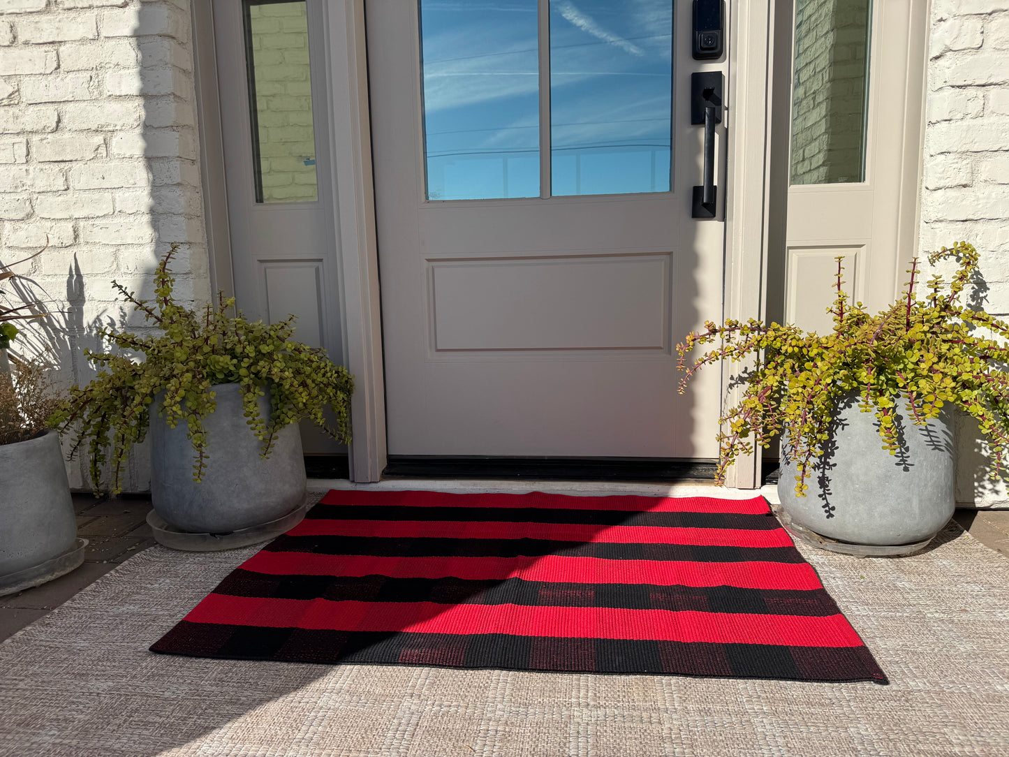 Layered Rug - Festive 2'-6"x3'-6" Machine Washable