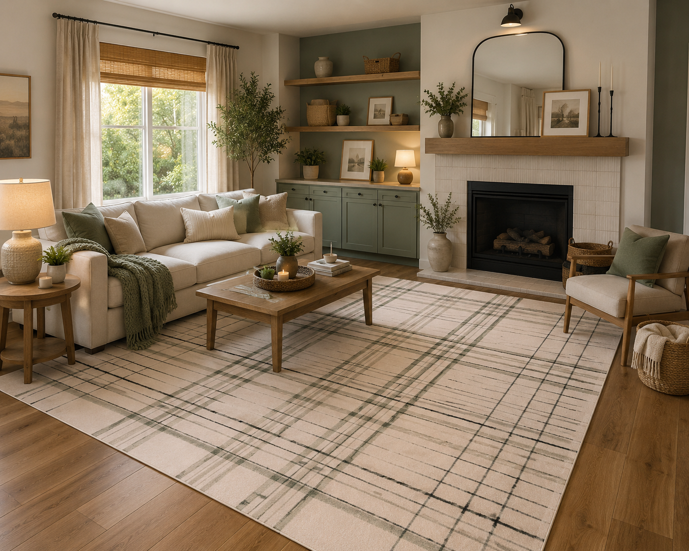 Mossy Weave MM-37 Machine Washable Rug