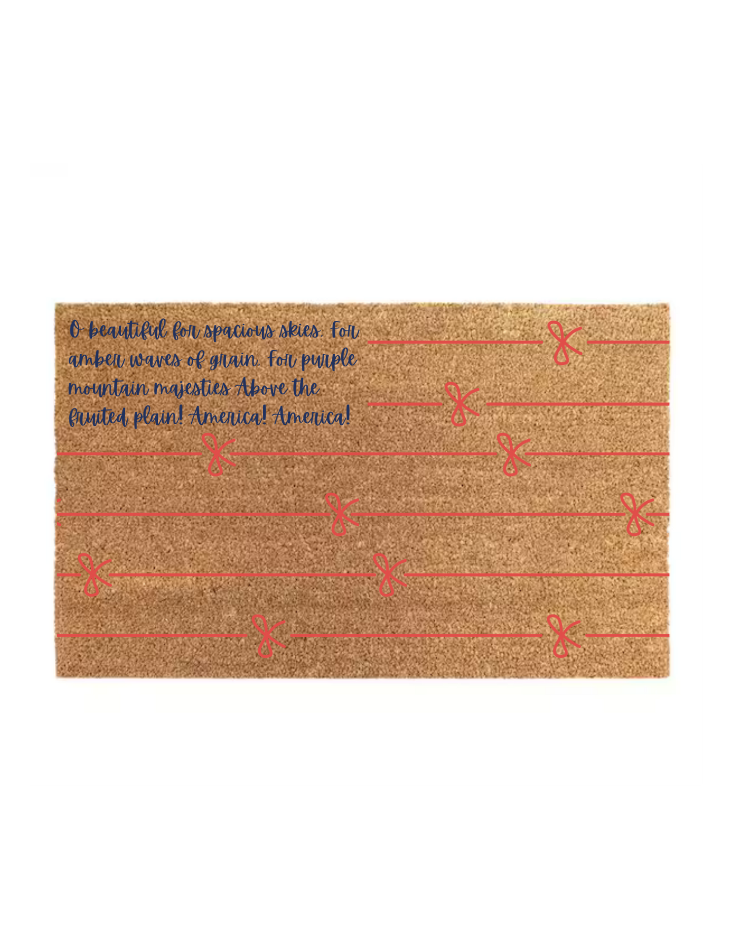 America the Beautiful Doormat