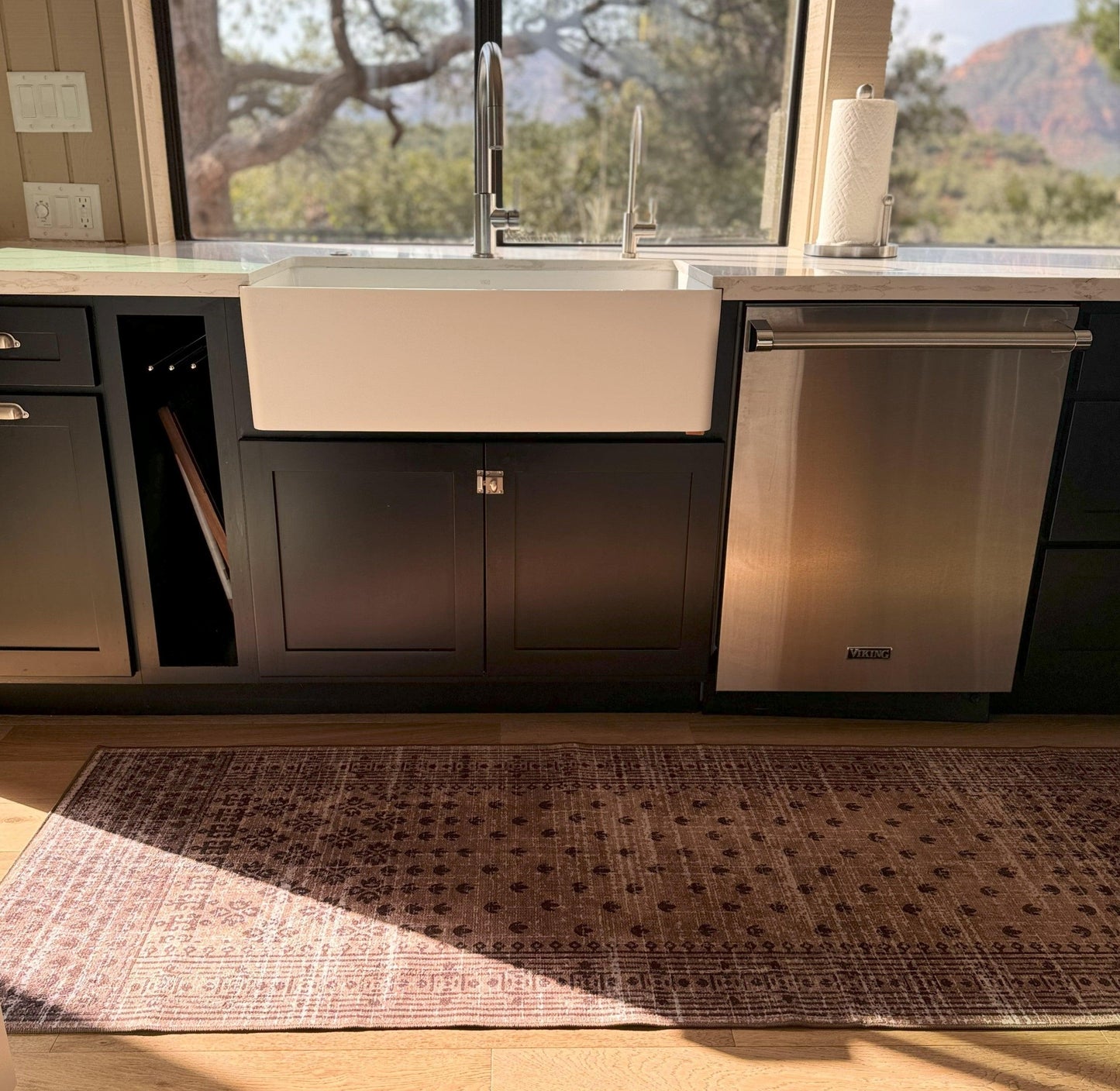 Hazelnut and Cocoa MM-23 Machine Washable Rug