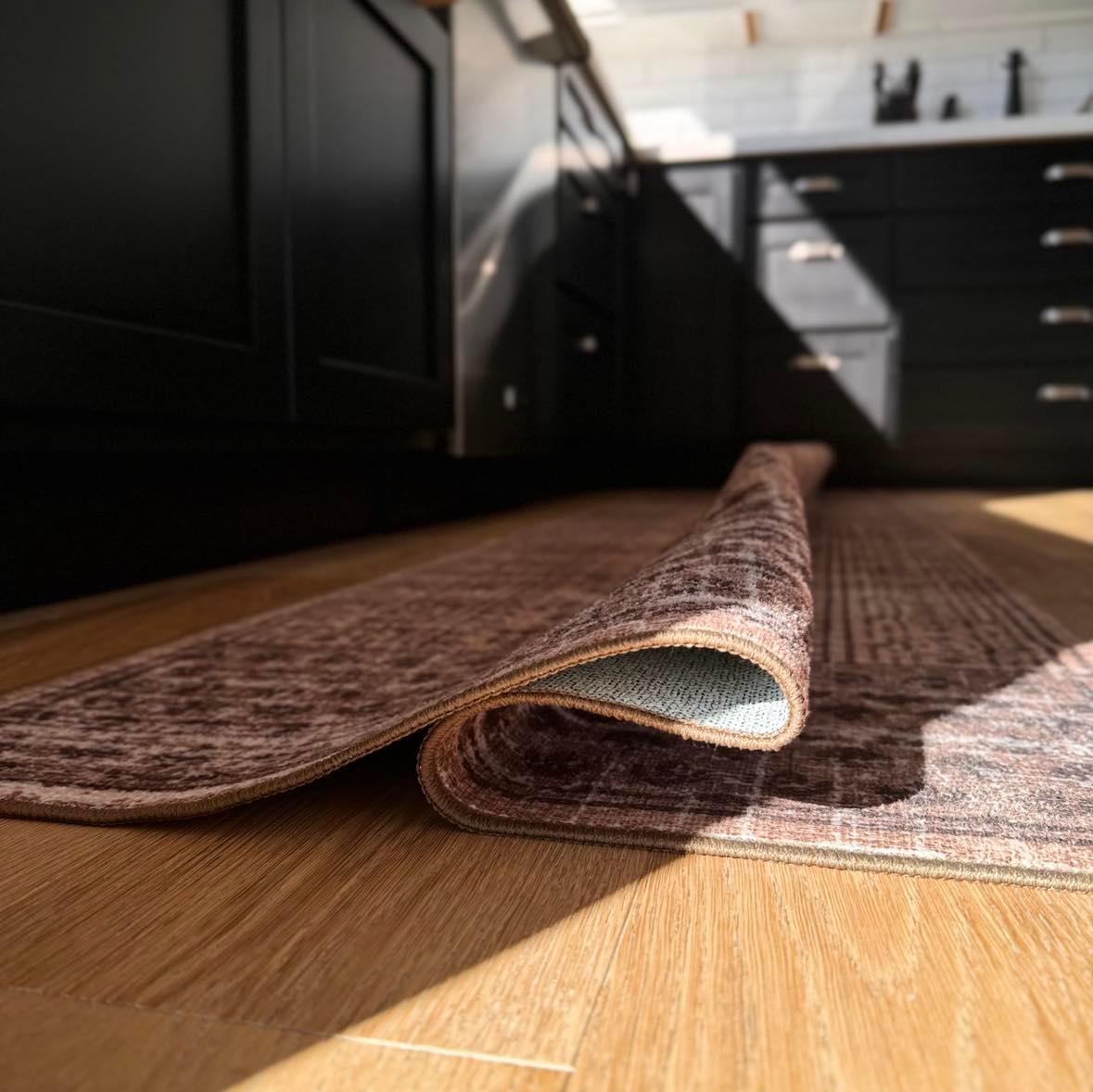 Hazelnut and Cocoa MM-23 Machine Washable Rug