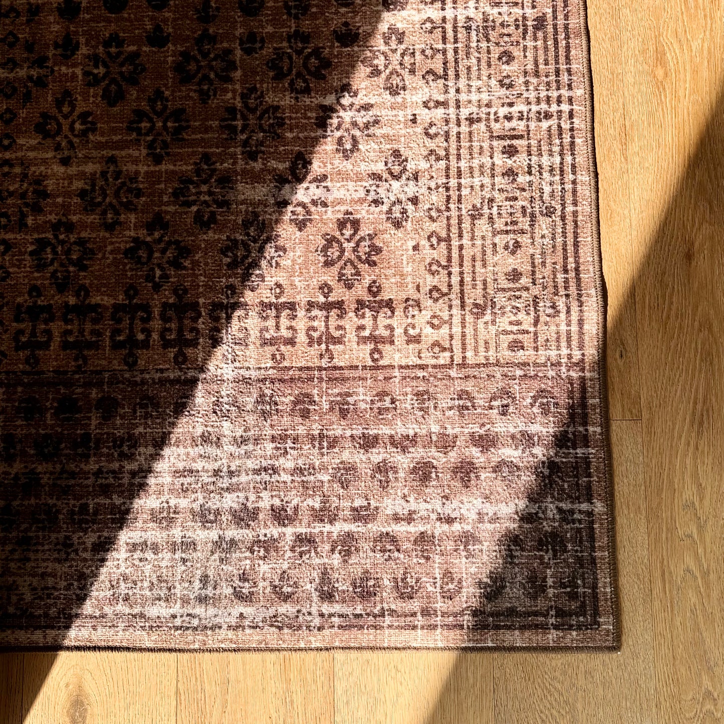 Hazelnut and Cocoa MM-23 Machine Washable Rug