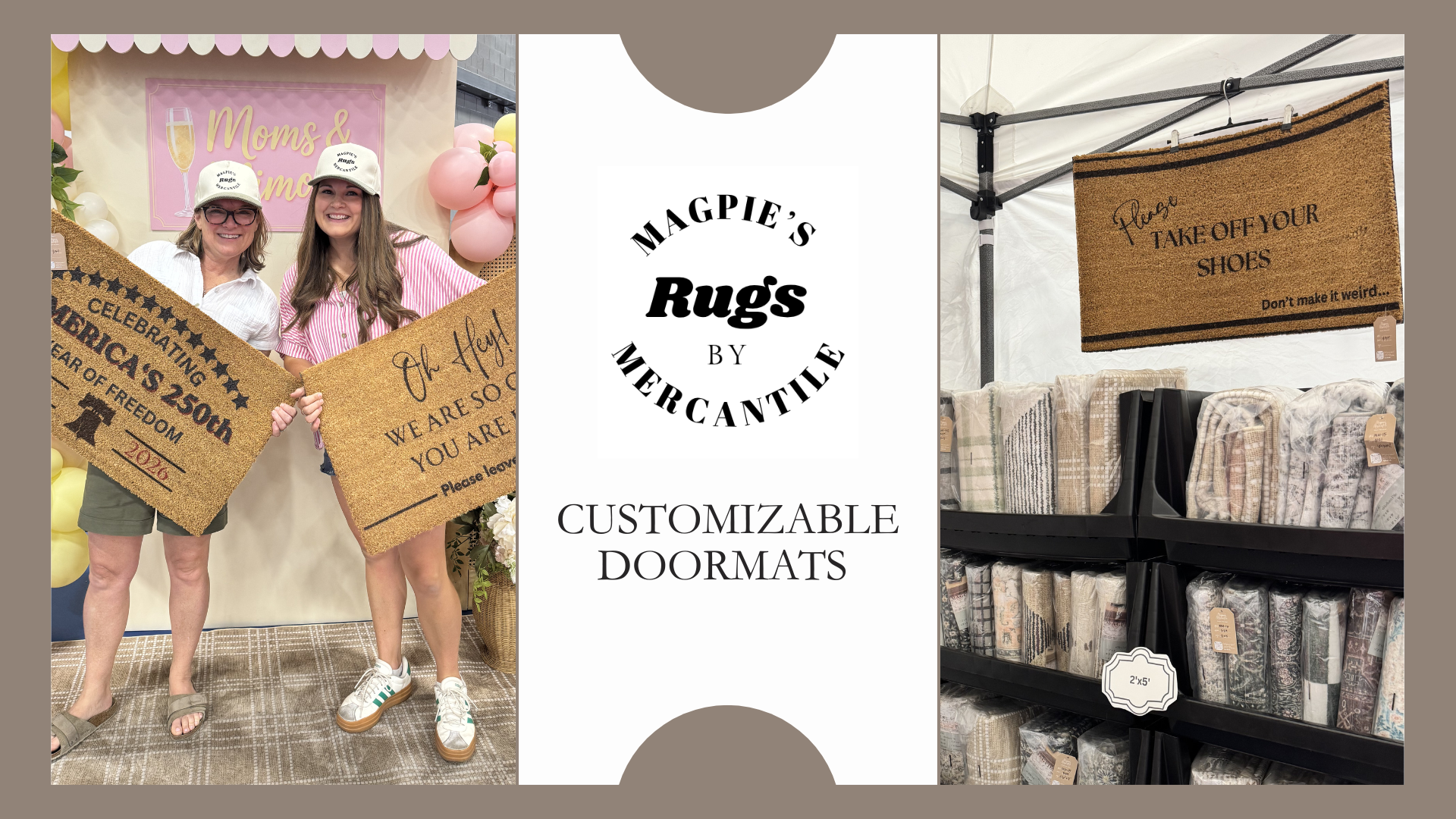 Load video: customize front door mats coir rugs