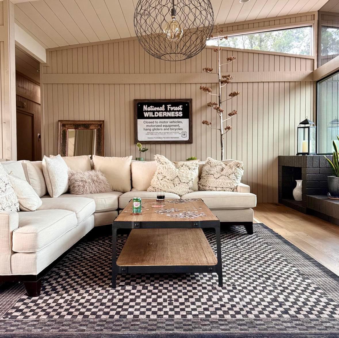 Pine and Basil MM-22 Machine Washable Rug