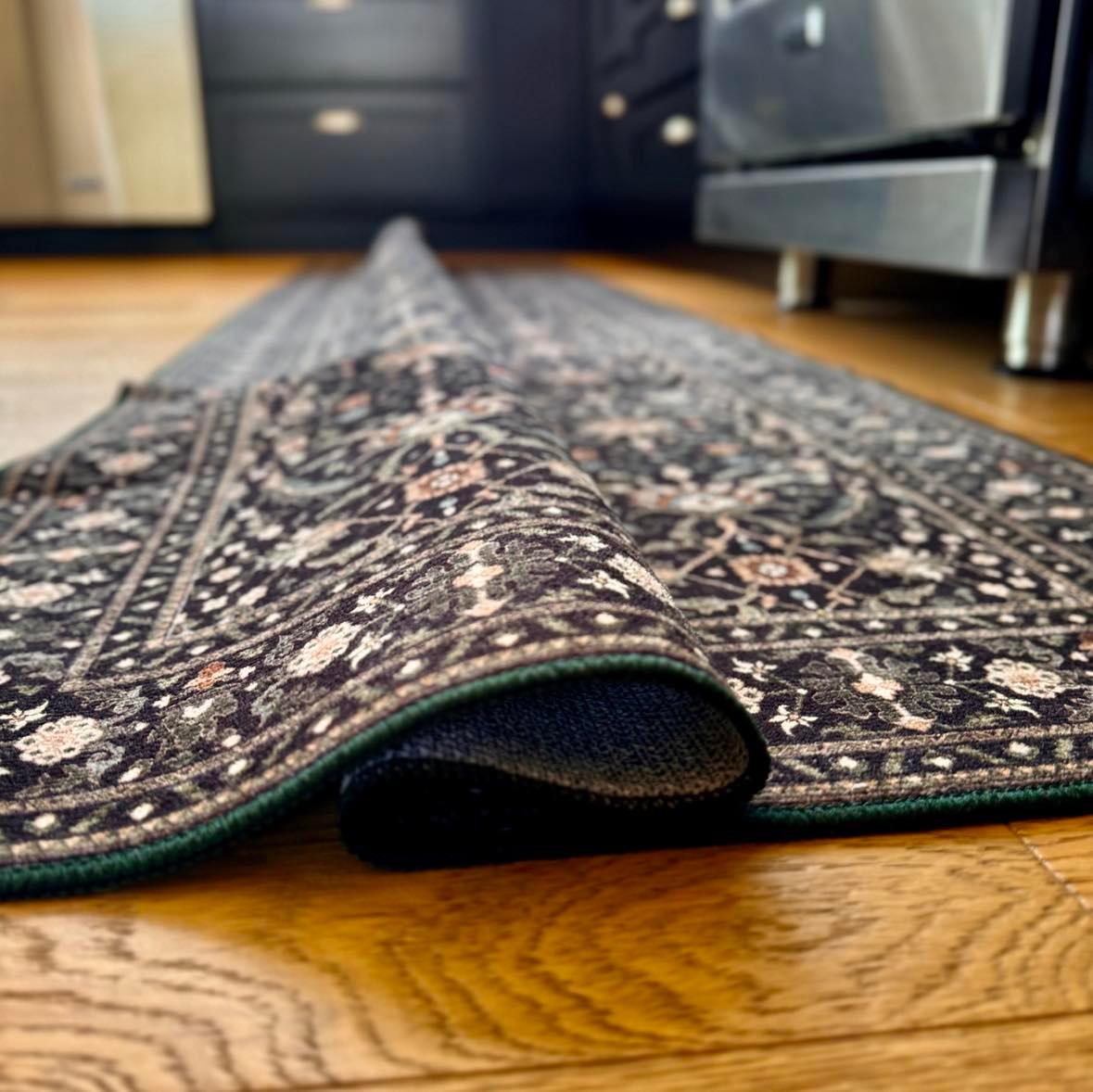 Sable and Blooms MM-15 Machine Washable Rug