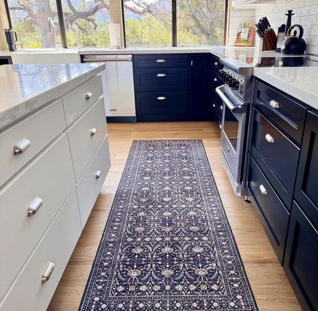Sable and Blooms MM-15 Machine Washable Rug