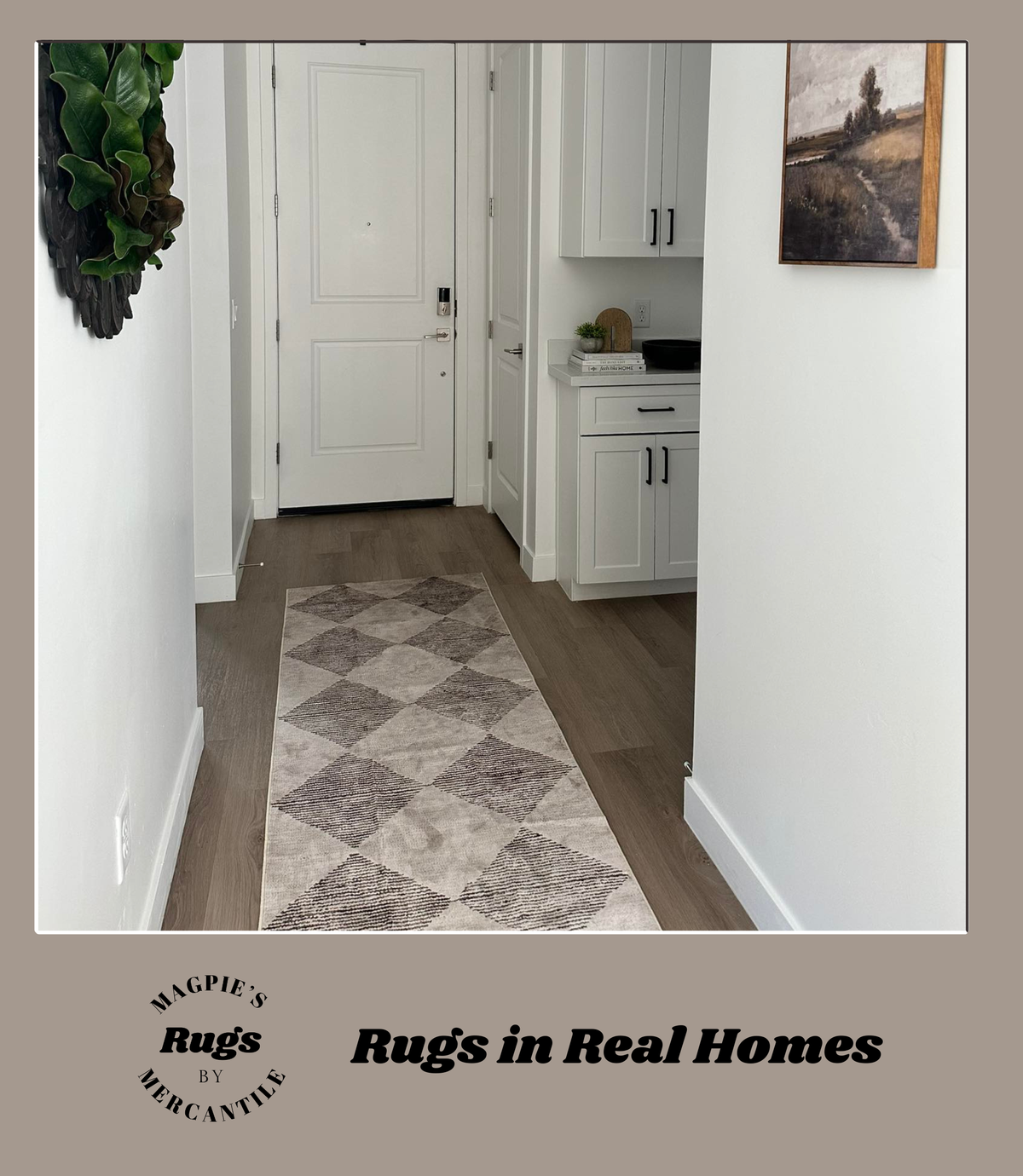 Sandy Diamonds MM-31 Machine Washable Rug